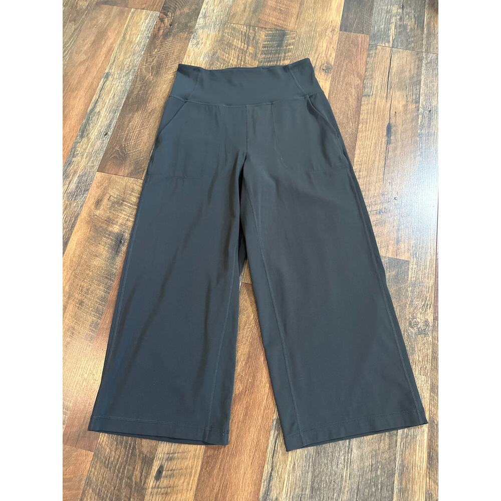 Lululemon Align Wide Leg Super High Rise Crop 23" Graphite Grey Size 8